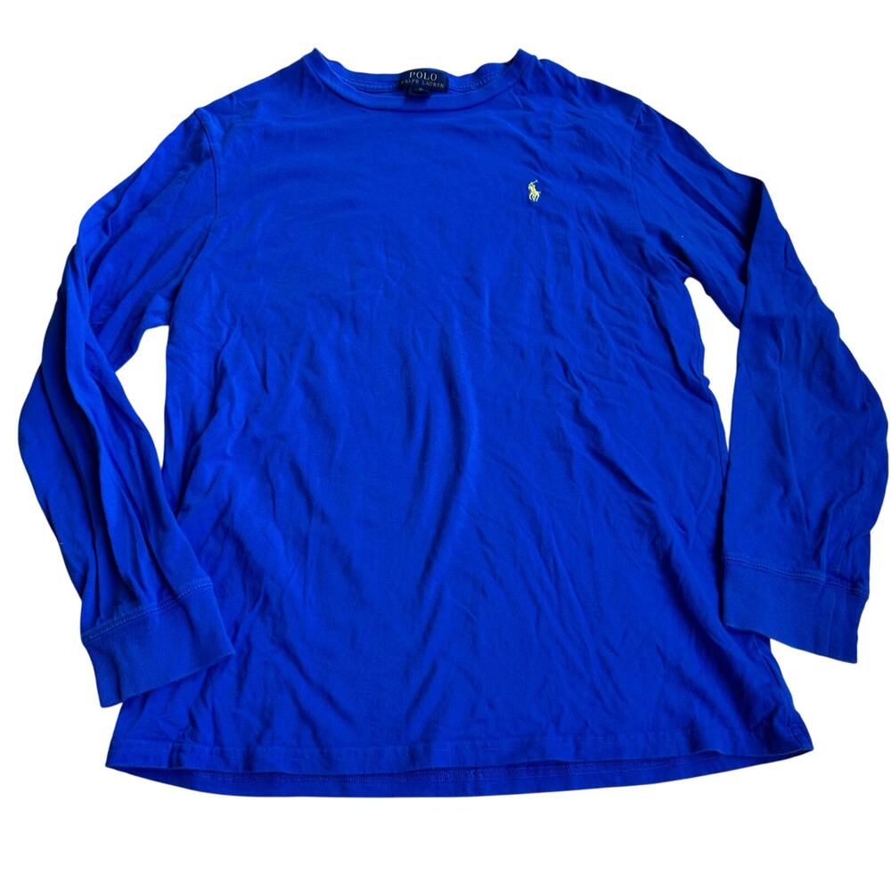 Polo Ralph Lauren Blue Long Sleeve Tee - Girls XL (18/20)